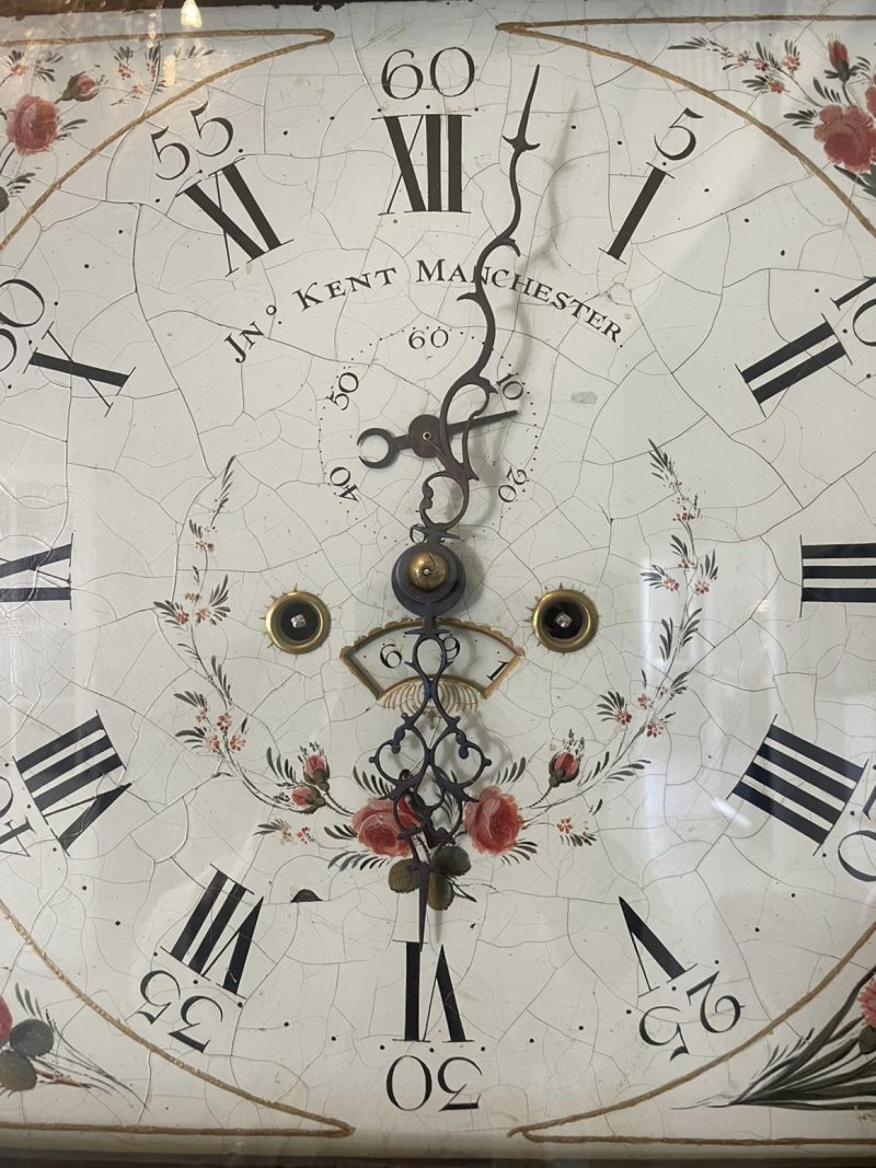 Antique George III Oak Eight Day Longcase Clock - Image 9